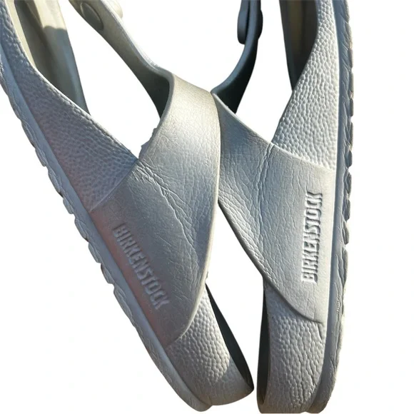 Birkenstock Kids Silver Sandals 2 - Picture 7 of 8